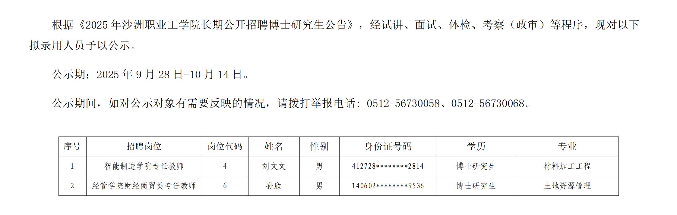 2025年沙洲职业工学院公开招聘博士研究生（第一批）拟录用人员公示（二）_01.jpg
